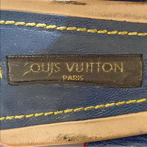 Auth Louis Vuitton denim sandal 36 - Picture 9 of 9